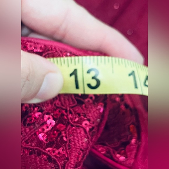 Jona Michelle Girls Formal Tulle Sparkly Dress Sequins Satin Bow Size 6 - Picture 5 of 14